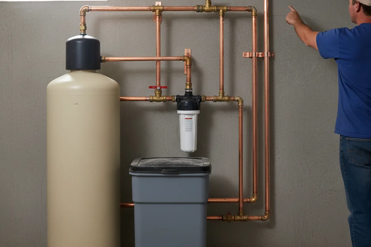 Whole-house water treatment system installed in Burnettsville